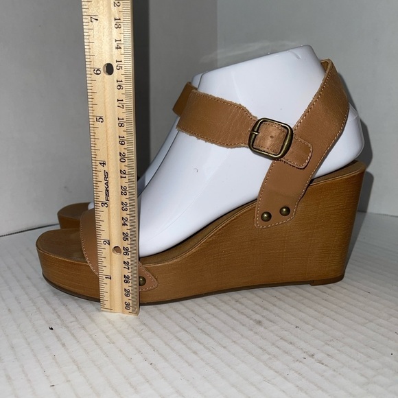Lucky Brand Women's Shoes Size 8M Brown Leather "Zaidy" Platform Sandal - Picture 12 of 13